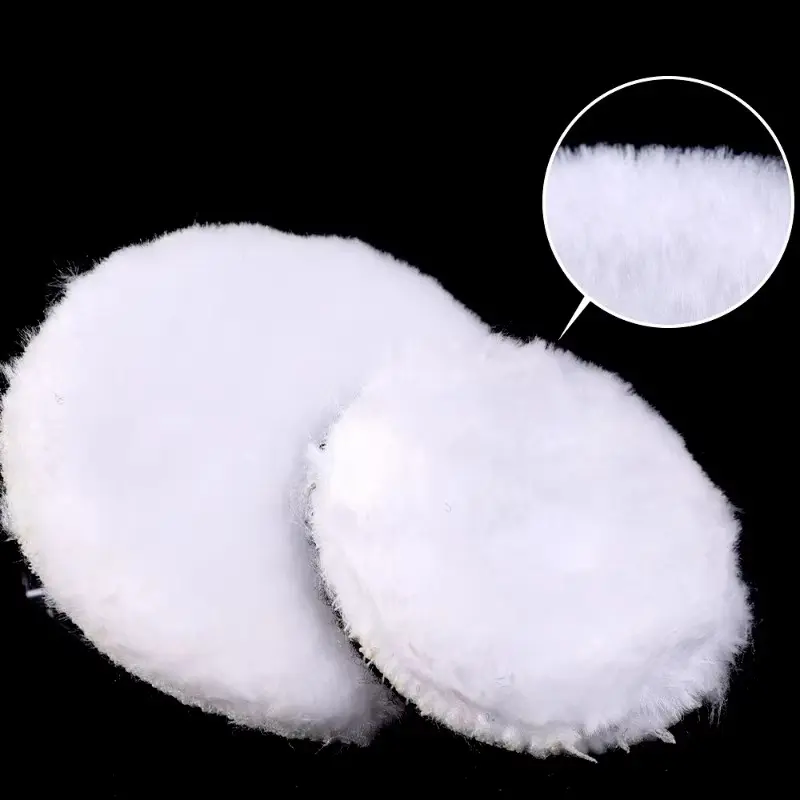3/4/5/6/7 Inch Car Polish Pad Circle Soft Wool Waxing Buffing Pad Tool Kit Auto Polishing Disc Detailing Cleaning Car Polisher