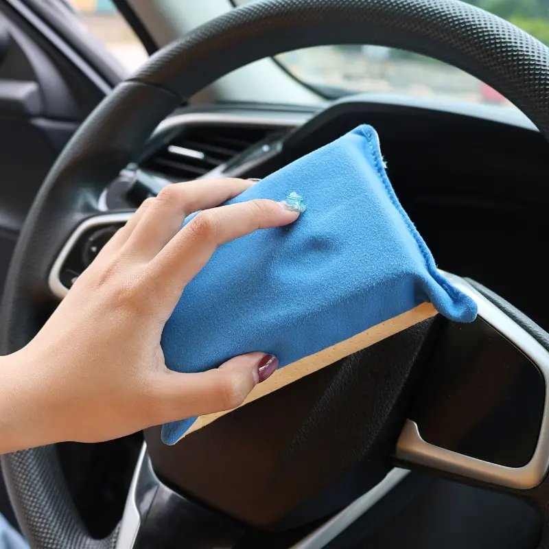Microfiber Car Cleaning Sponge Windshield Cleaner Window Defogger Sponges Car Mirror Glass Auto Detailing Exterior Washing Tools