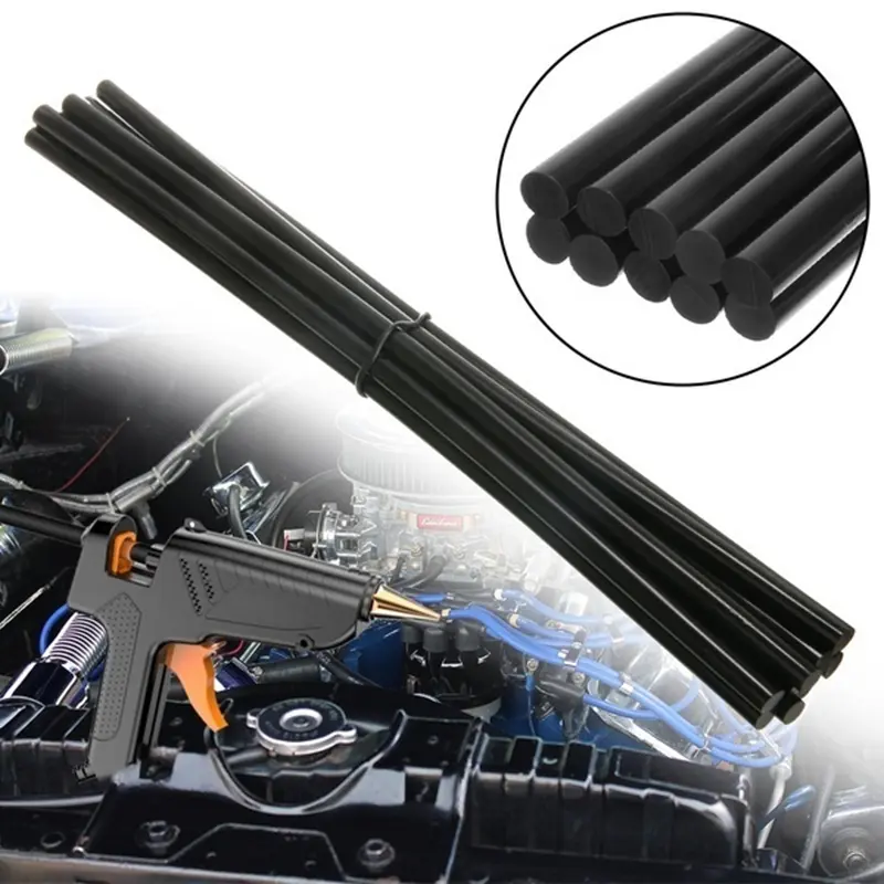 7/11mm Car Glue Sticks Car Body Dent Repair Glue Sticks Black High Viscosity Hot Melt Glue Strong Adhesion Stick Car Repair Tool