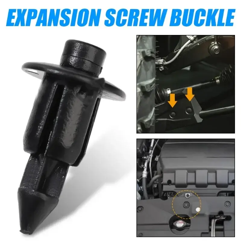 30-10pcs for Suzuki Kawasaki Yamaha Expansion Screw Fasteners Motorbike Shell Fairing Plastic Rivet Motorcycle Accessories