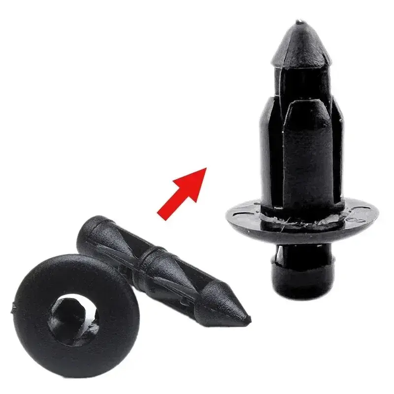 30-10pcs for Suzuki Kawasaki Yamaha Expansion Screw Fasteners Motorbike Shell Fairing Plastic Rivet Motorcycle Accessories