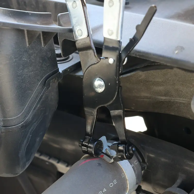 Car Water Pipe Hose Clip Pliers Clamp Swivel Drive Jaw Locking Tool Removal and Installation of Ring-Type Flat-Band Hose Clamps