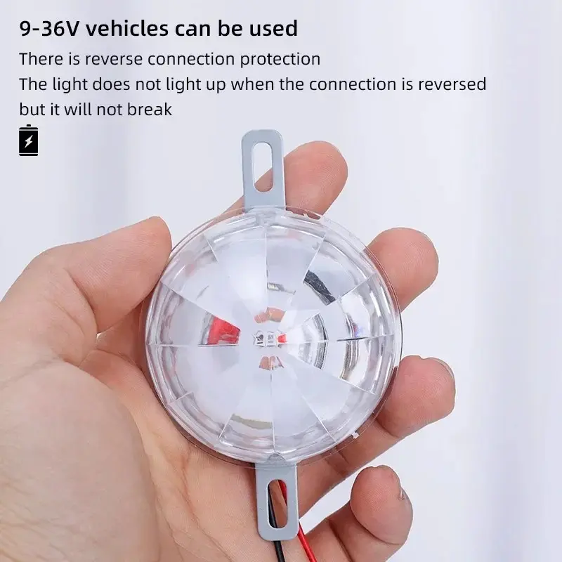 Anti Tailgating Car Chassis Lights Electric Car Motorcycle Car Anti-fog Lights 18 Modes Switching Prevent Rear-end Collision
