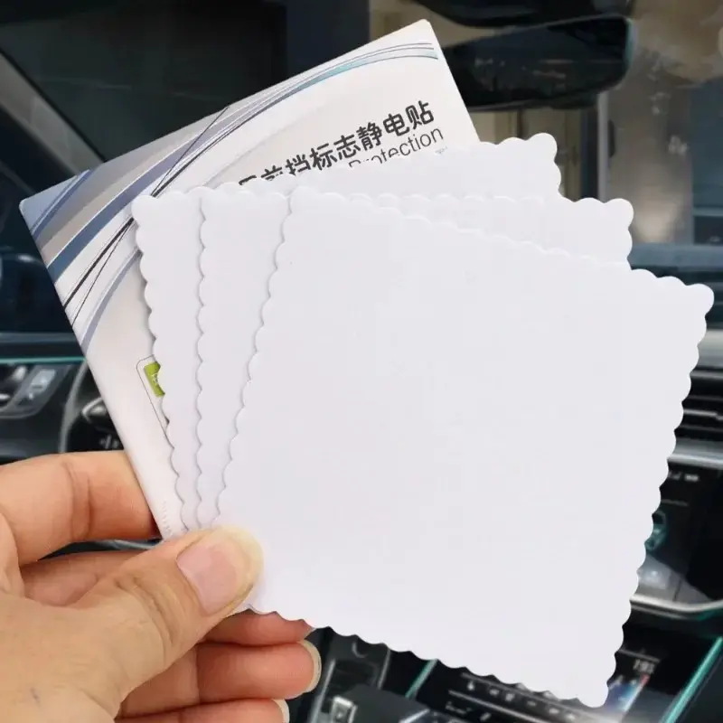 PVC Car Static Sticker Car Windshield Electrostatic Stickers Transparent Windscreen Decal Decor Auto Interior Accessories