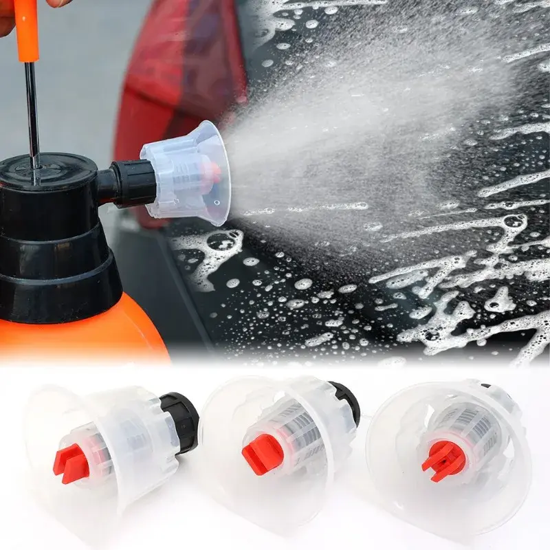 1-10pcs Foam Nozzle Car Wash Foam Spray Nozzle Windscreen Fan Foam Nozzles Internal Thread 16mm Car Wash Water Gun Nozzles