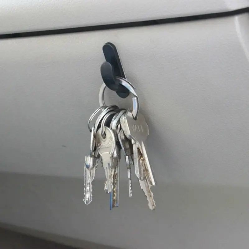 Car Self-Adhesive Hooks Mini Holder Auto Interior Organizer Ornaments Hook Home Bathroom Universal Holder Hooks Car Pendant