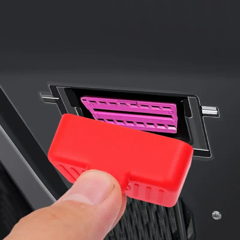 Universal Car OBD Silicone Dust Protection Case OBD Cover Lock Waterproof Vehicles Lid Protector Sleeve Accessories