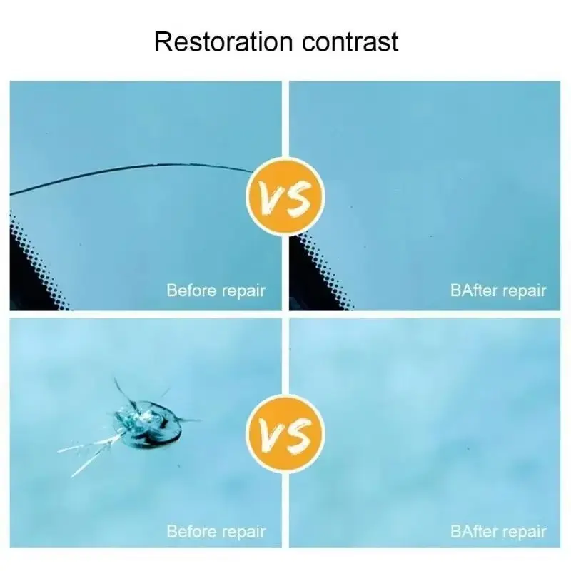DIY Car Window Glass Screen Repair Kit Glass Curing Glue Auto Glass Scratch Crack Restore Windshield Repair Tool Car Accessories