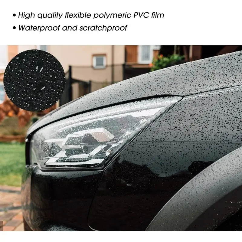 Car Gloss Vinyl Wrap Film Black Bright Color Sticker Car Motorcycle Body Styling Decals Decoration Stickers Accessiries 150x50cm