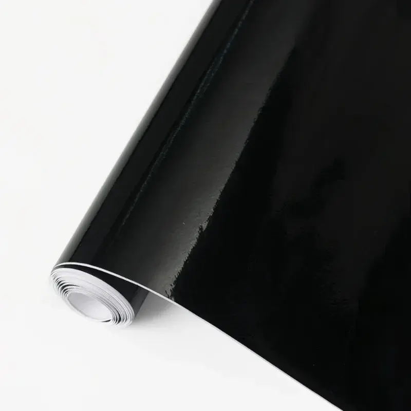 Car Gloss Vinyl Wrap Film Black Bright Color Sticker Car Motorcycle Body Styling Decals Decoration Stickers Accessiries 150x50cm
