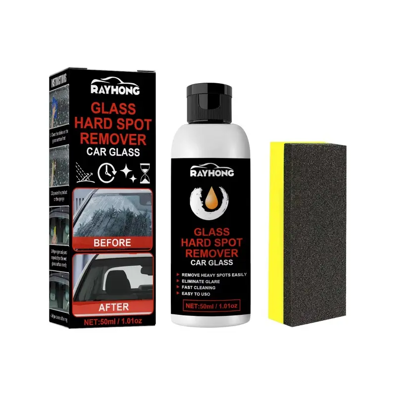 Car Glass Polishing Paste Windshield Anti-Rain Coating Repair Scratch Water Spots Removal Auto Cleaning Glass Oil Film Remover