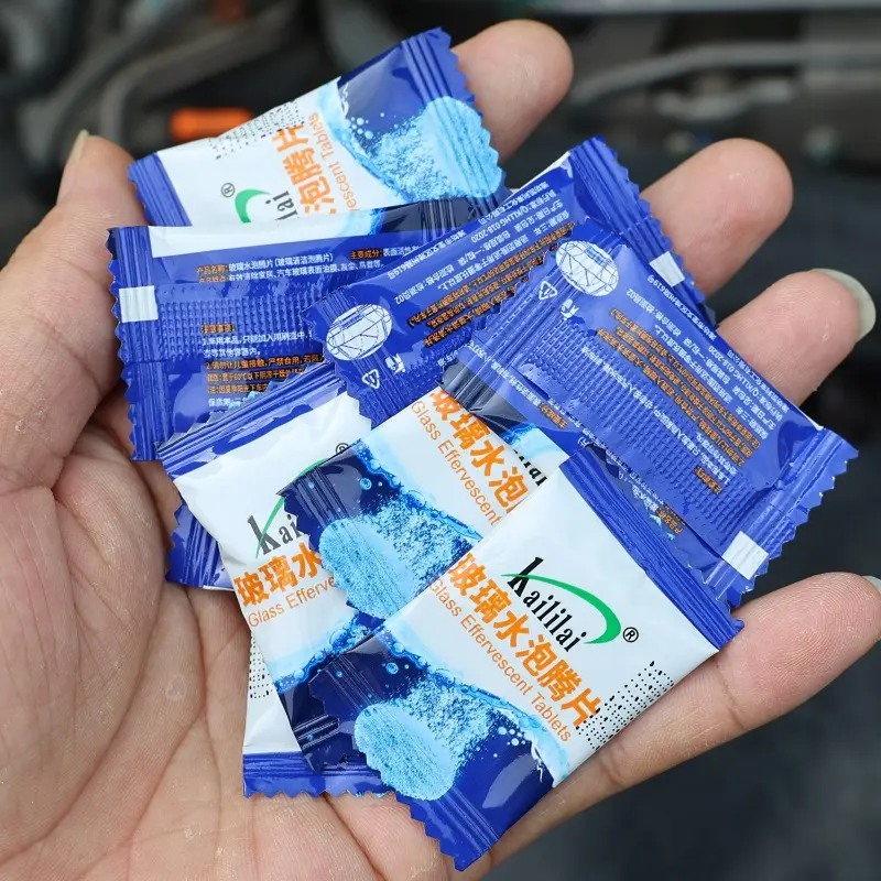 Auto Wiper Glass Solid Cleaning Car Windscreen Wiper Solid Cleaner Effervescent Tablets Cleaning Windshield Window Glass Cleaner