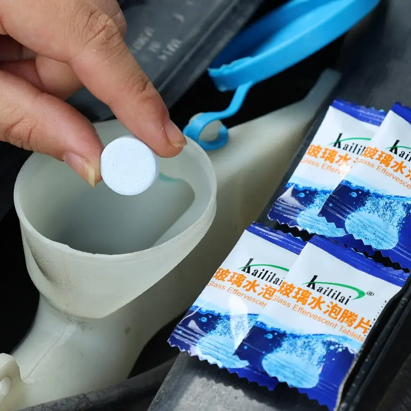 Auto Wiper Glass Solid Cleaning Car Windscreen Wiper Solid Cleaner Effervescent Tablets Cleaning Windshield Window Glass Cleaner