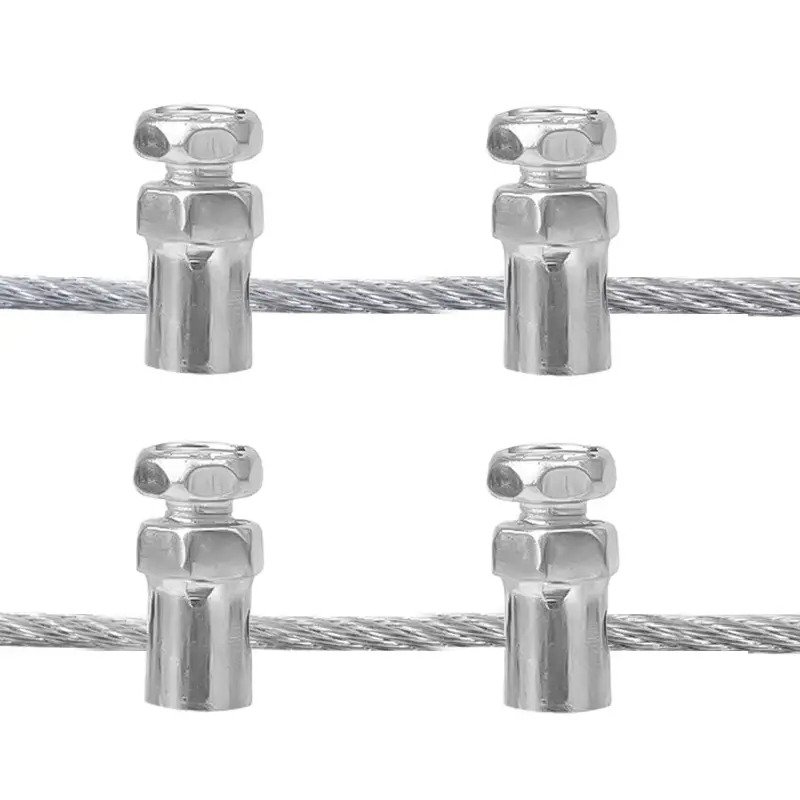 10PCS Universal Brake Line Cable Wire Fixed Screws Fastener for Motorcycle Motorbike Cable Adjustment Fixator