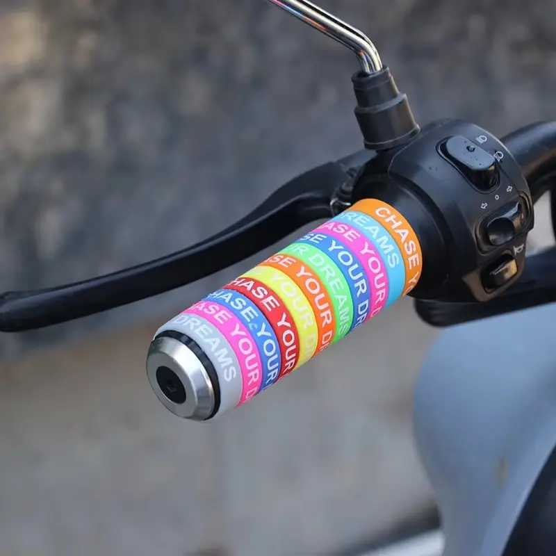 30mm Silicone Nonslip Handle Cover Summer Waterproof Anti Slip Ring Motorcycle Electric Bikes Handlebar Protection Covers