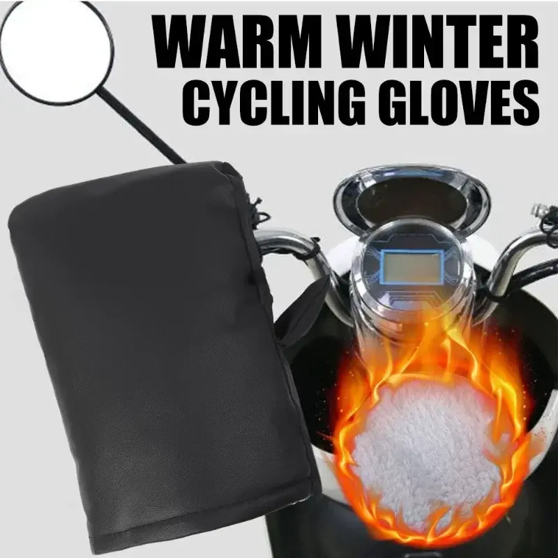 Motorcycle Handlebar Muffs Winter Equipment Mitts Warmer Gloves Waterproof Handmuffs Bicycle Handle Cover Hand Covers Warmers