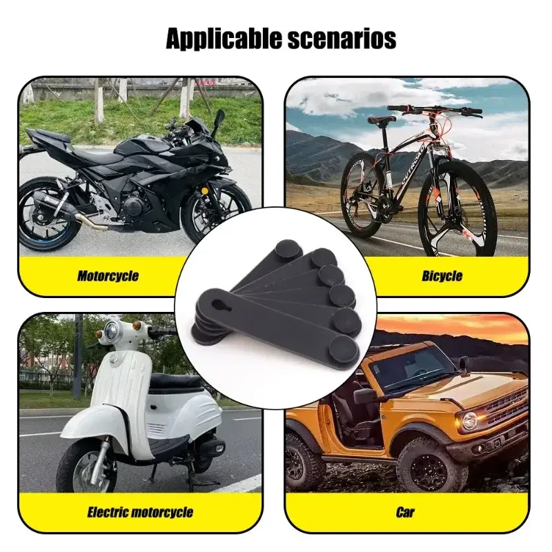 Motorcycle Rubber Wire Tie Universal Motorcycle Rubber Frame Securing Cable Wiring Harness for Bmw R 1250 Gs Adventure Hornet