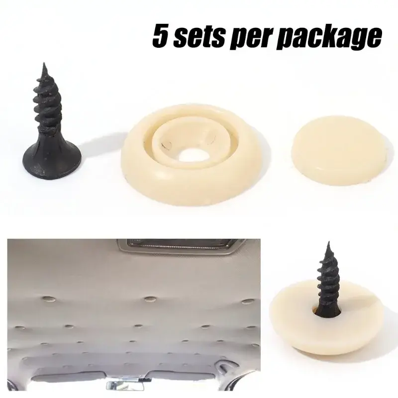 Plastic Car Roof Cloth Off Fixing Screws Special Plastic Snap Screws Decorative Buckle Car Interior Canopy Repair Fixed Buckle