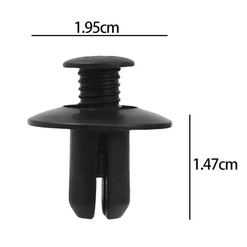 Auto Body Push Clips 8mm Nylon Expansion Rivets for Door Bumper Fender Liner Plastic Retainer Fastening Accessories Kit