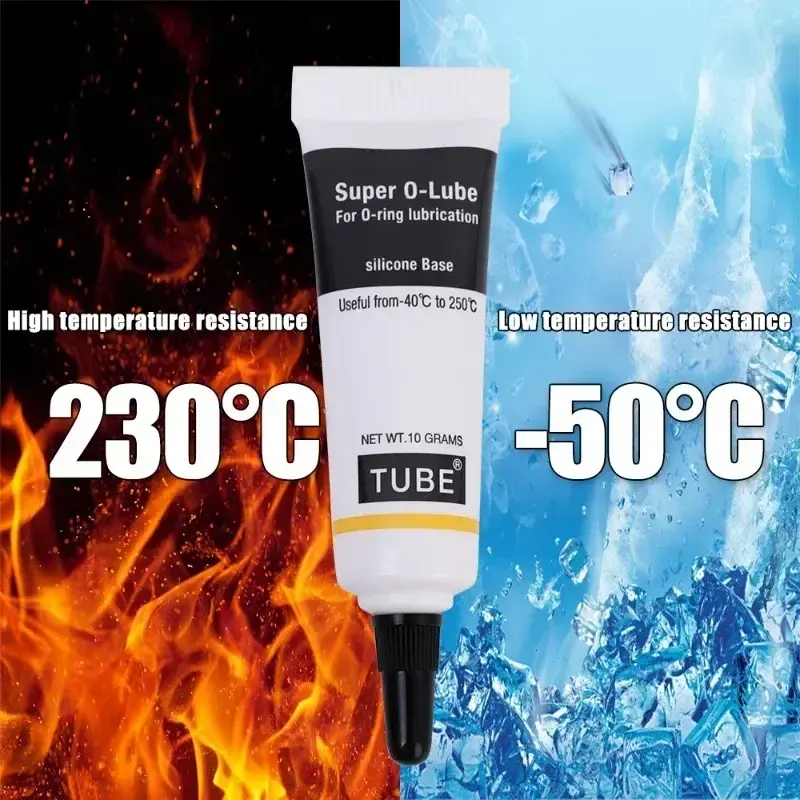 O-ring Silicone Grease Lubricant 10g Food Grade Silicone Bearing Lubrication Coffee Machine Lubricant Home Improvement Hardware