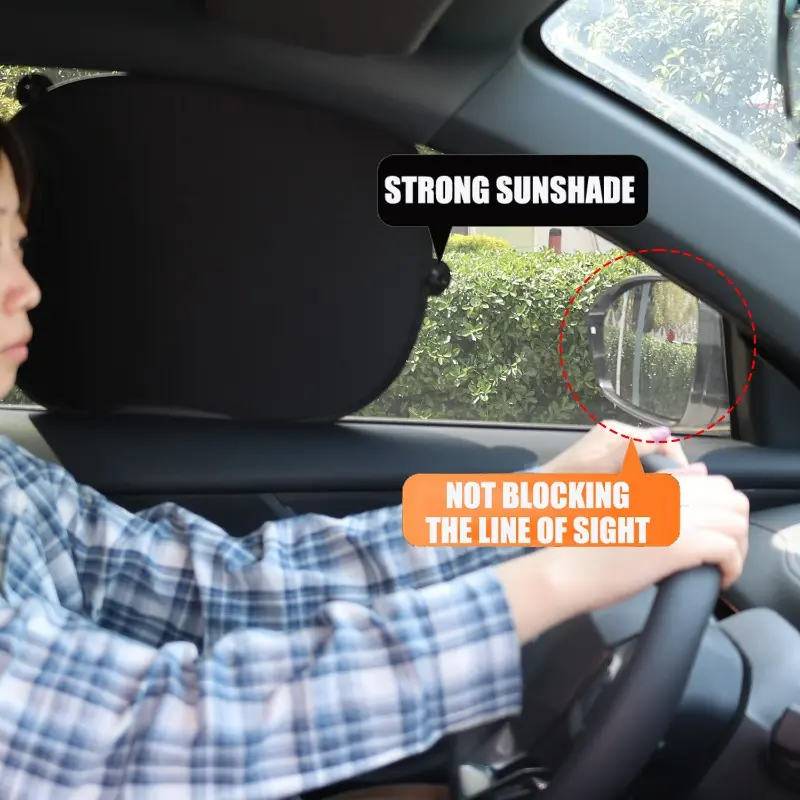 Car Curtain Suction Cup Heat Insulation Sunshade Side Window Privacy Sunscreen Heat Insulation Sunshade Car Accessories