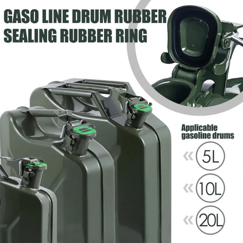 Petrol Fuel Gas Can Jerry Can Spout Seal Rubber Seal Gasket for 5/10/20 Litre Canister Jerry Can Spout Washer Seals 5/3/1pcs