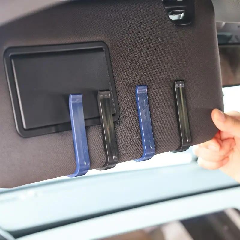 Car Sun Visor Holder UV Protection Co-pilot Visor Bracket Heat Resistant Slide-in Mount Clip for Ooono Co-Driver No1