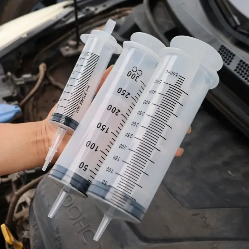 100/300/550ml Car Oil Fluid Extractor Fuel Transfer Hand Pump Dispenser Vacuum Syringe Type Manual Suction Pump Extractor