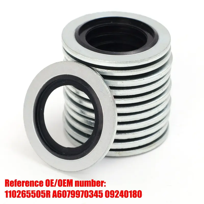 Car Oil Sump Drain Plug Sealing Rings for Dacia Dokker Duster Mercedes A-Class Renault Avantime Nissan Aprio Volvo 440 460 480