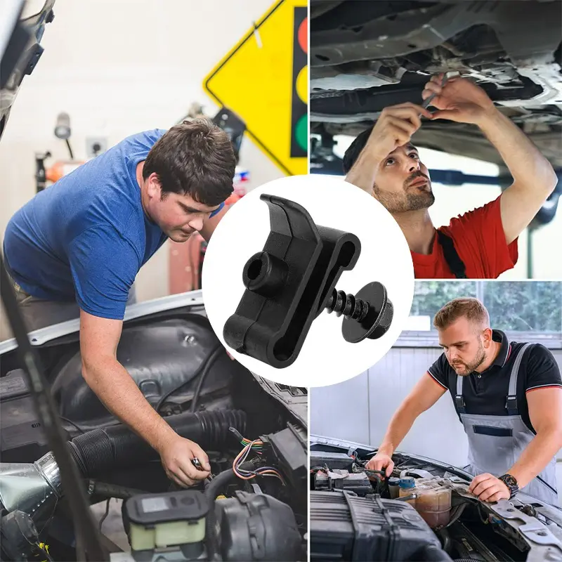 Metal Screw Tapping Fastener U-Type Clip with Screw 90467-05114 for Toyota Camry RAV4 IS300 Bumper Fender Nylon Clip U Nut