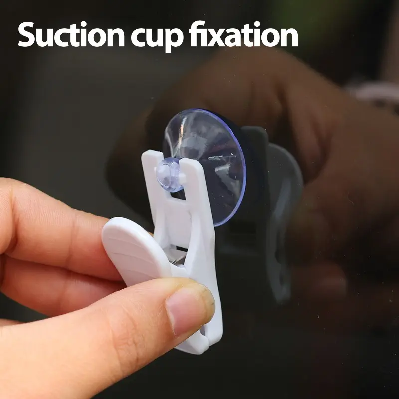 Sucker Clamp Car Glass Bathroom Wall Suction Cup Clip Plastic Window Office Door Multifunctional Home Mall Shop Smooth Surface