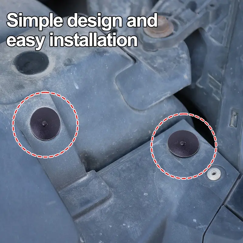 Plastic Rivet Bumper Fastener Clip for Ford GM Chrysler Jeep Wrangler 2006 - 2018 Dodge Avenger Car Retainer OE#51777171004
