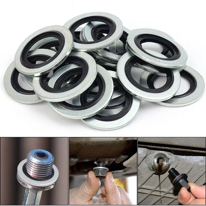 Car Oil Pan Drain Sealing Gasket Pad for Ford Zetec Engine Mazda Volvo Jaguar Land Rover 100 Oil Pan Cleaning Machine 1005593