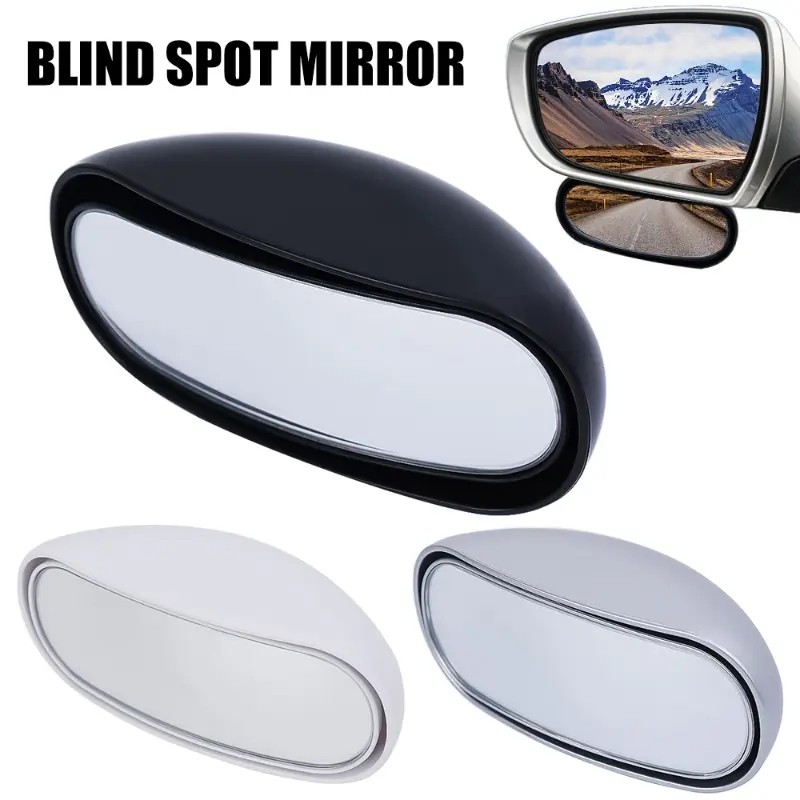 Universal Car Mirror 360° Adjustable Wide Angle Side Rear Mirrors Blind Spot Snap Way for Parking Auxiliary Rear View Mirror