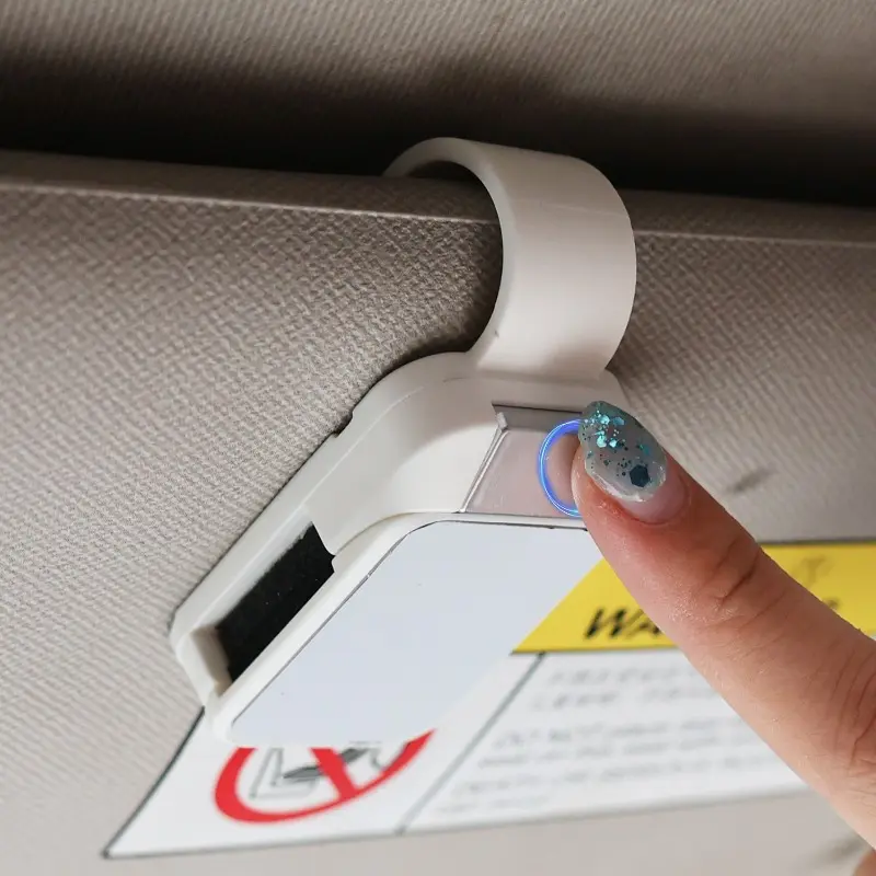 Car Sun Visor Sunglasses Clip Auto Glasses Holder Portable Ticket Card Clamp ABS Eyeglasses Case Car Accessories
