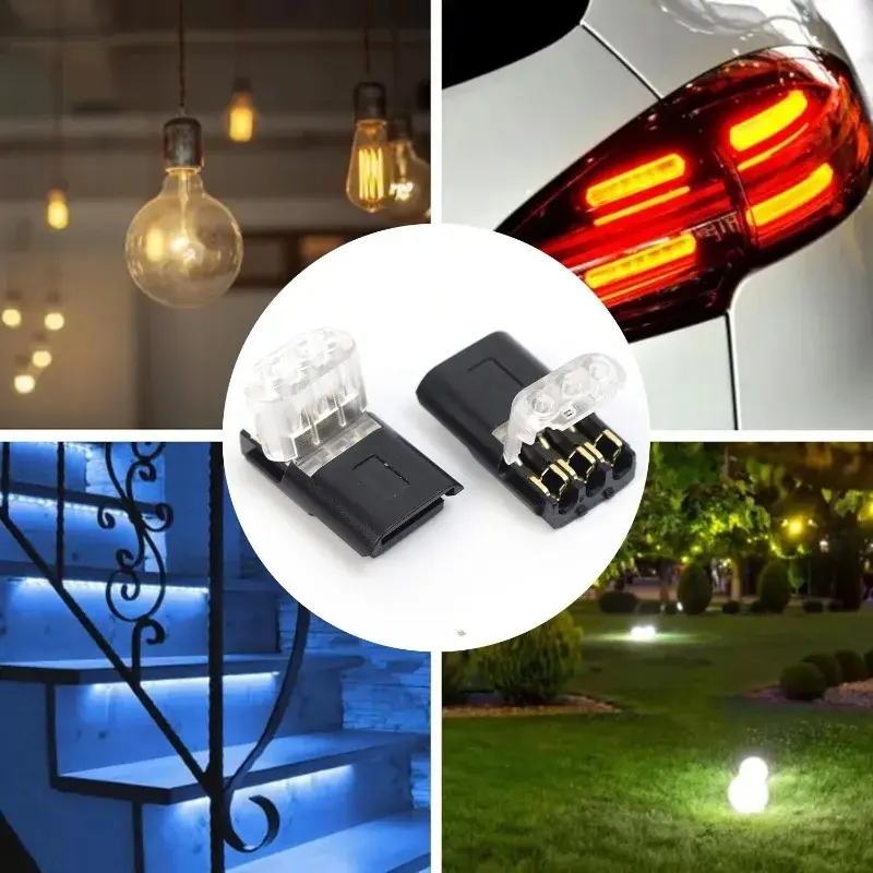 Waterproof 3 Pin Way Plug Electrical Connector Car Wire Cable Automotive Electrical Connector Strip Terminal Connection Tools