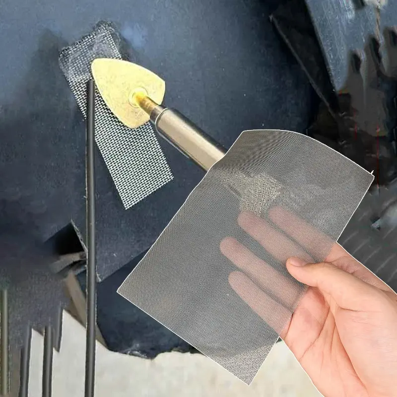 304 Stainless Steel Welding Mesh Car Bumper Repair Machine 15*20cm Hole Repair Mesh for Plastic Welding Machine Repair