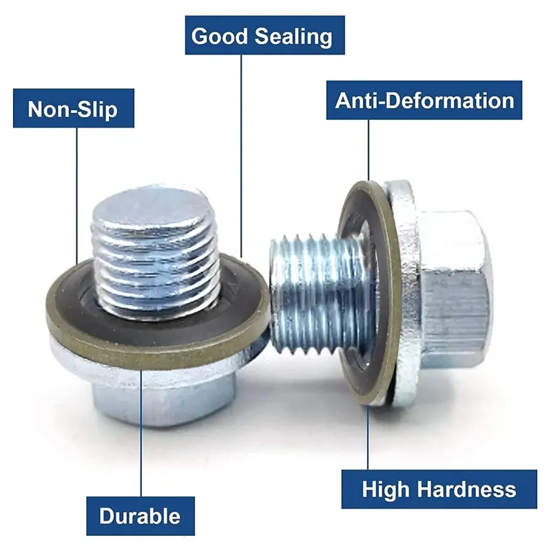 150pcs Bonded Seal Sealing Ring Assortment Kit M6 M8 M10 M12 M14 M16 M18 M20 M22 Oil Drain Screw Combined Washer Set
