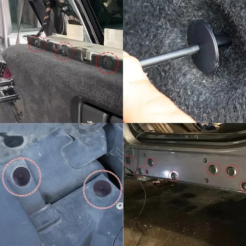 Car Mudguard Core Rivets Bumper Clip Plastic Expansion for BMW X1 E84 X3 E83 F25 X5 E53 E70 X6 E71 E72 7 Wheel Arch Fastener