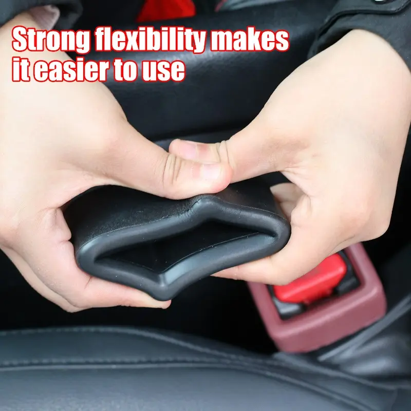 Car Seat Belt Buckle Cover Anti Scratch Seatbelt Button Protector Seat Belt Protection Cover Holder Car Interior Accessories