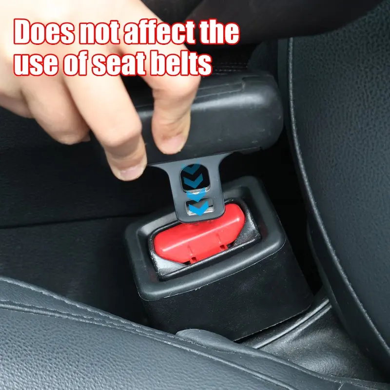 Car Seat Belt Buckle Cover Anti Scratch Seatbelt Button Protector Seat Belt Protection Cover Holder Car Interior Accessories
