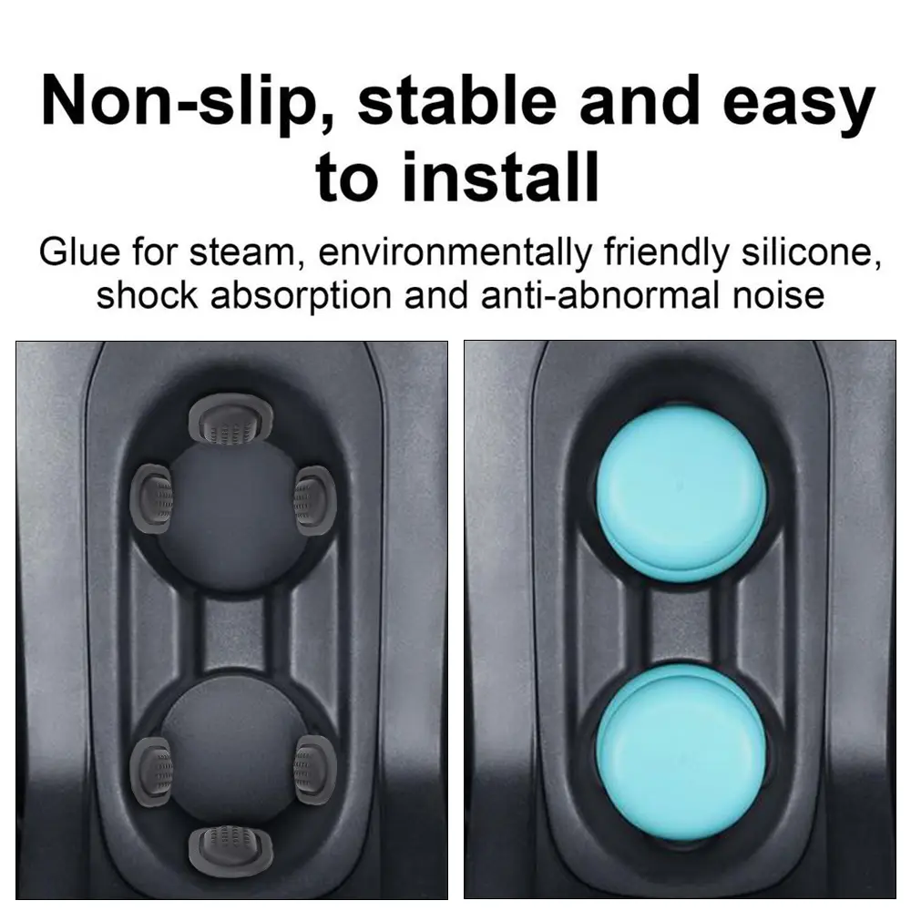 Car Mounted Shock Absorber Water Cup Limiter Universal Car Water Cup Groove Anti-collision Decal Noise Reduction Silicone Pad