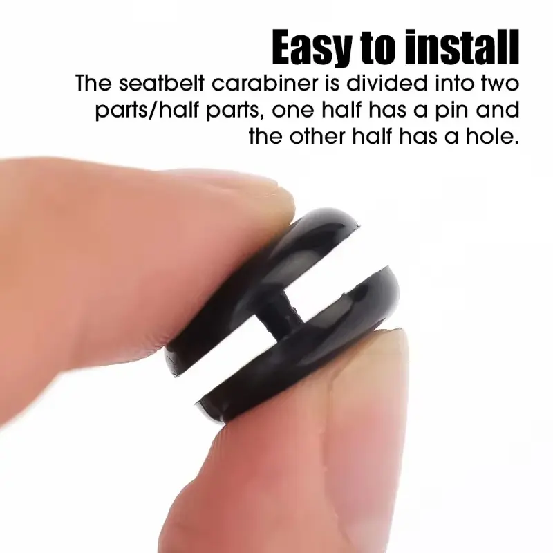 Universal Car Seat Belt Stopper Fixed Button Safety Belt Positioning Anti-skid Button Pick Head Anti-skid Clip Car Accessories