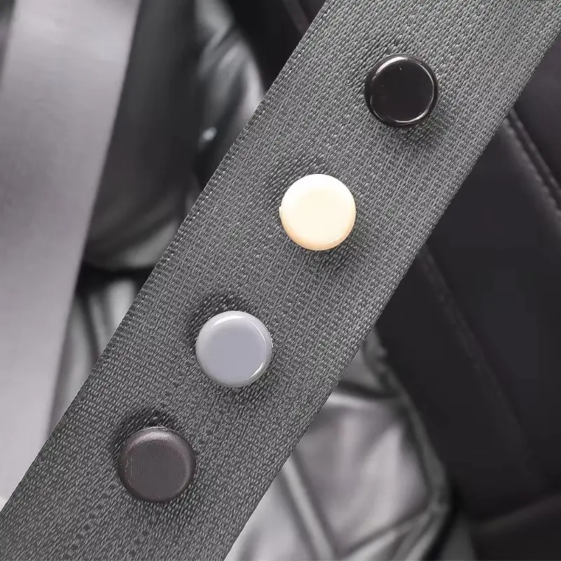 Universal Car Seat Belt Stopper Fixed Button Safety Belt Positioning Anti-skid Button Pick Head Anti-skid Clip Car Accessories