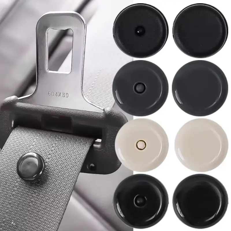 Universal Car Seat Belt Stopper Fixed Button Safety Belt Positioning Anti-skid Button Pick Head Anti-skid Clip Car Accessories