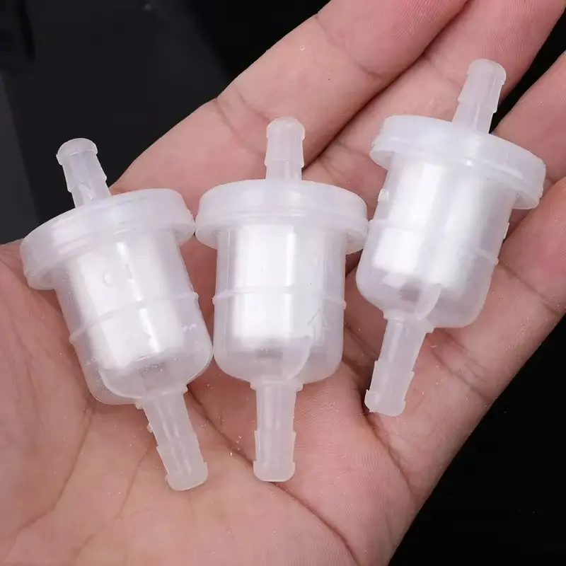 Plastic Fuel Gas Fuel Filter 110/125/150/175/200 Displacement for Atv Dirt Bikes Go Karts Scooters Etc Universal Car Accessories