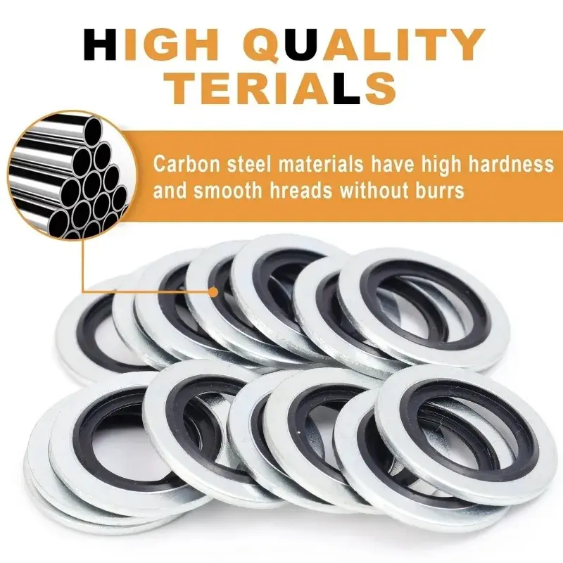 Car Oil Pan Drain Sealing Gasket Drainage Bolt Pad Aluminum Alloy Oil Drain Plug Gasket Replaceable Accessories for Renault Clio