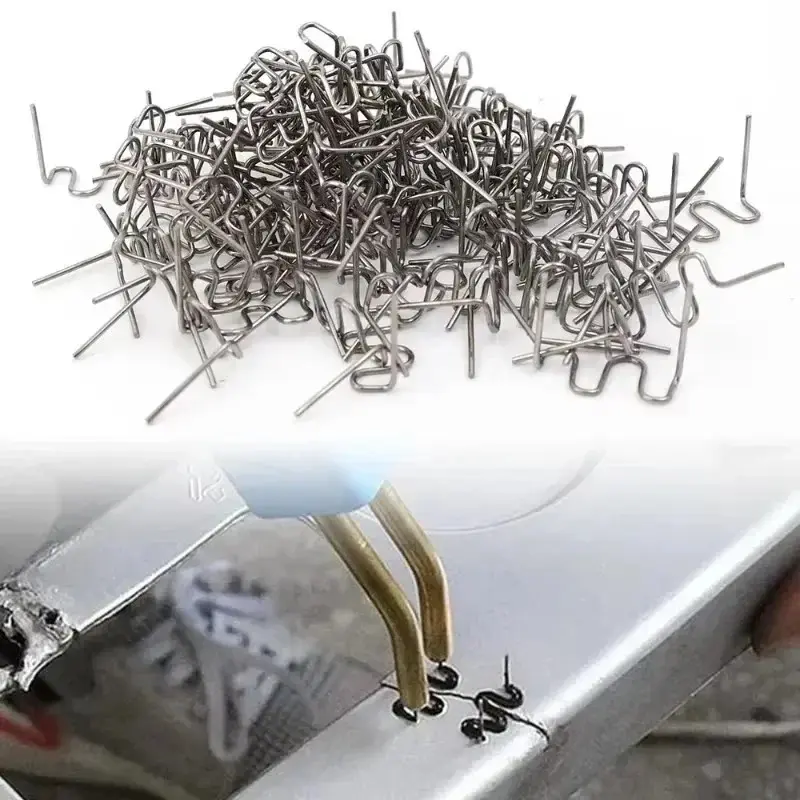 0.8mm Welding Nails S Wave Staples for Car Bumper Bodywork Plastic Stapler Repair Kit Paint Dent Repair Tool