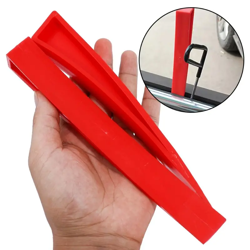 Red Car Door Wedge Panel Paintless Dent Removal Repair Hand Tool for Window Auto Wedge Pump Locksmith Thickened Door Repair