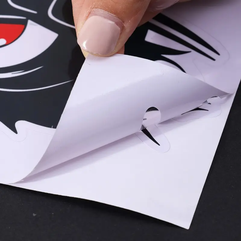 3/1Pcs Funny Monster Sticker Waterproof 3D Vinyl Self Adhesive Funny Anime Cute Auto Peeking Monster Car Stickers